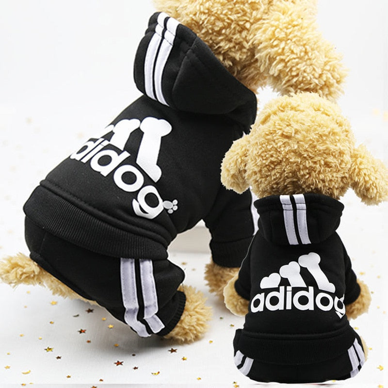 Adidog Cothes Autumn And Winter New Pet Clothes Small Medium Clothes Luxury Dog Puppy Chihuahua Pet Warm Four-legged Sweater