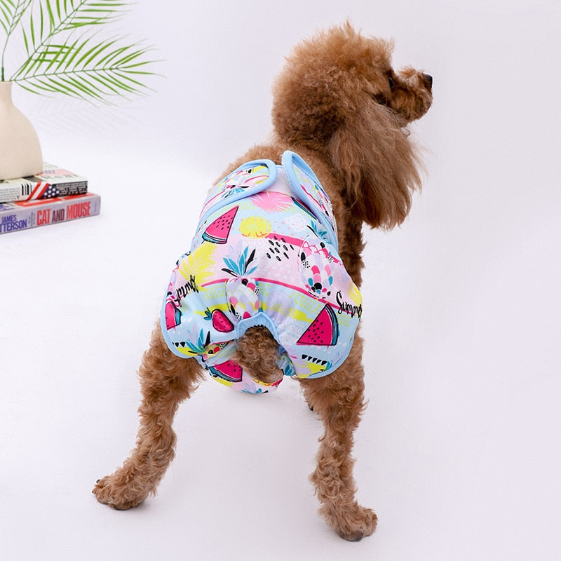 Waterproof Pets Diaper Female Dog Diapers Underwear Diaper Sanitary Panties Physiological Shorts Pants For Small Medium Dogs
